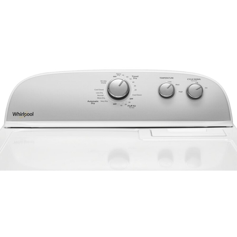 7.0 cu. ft. Top Load Electric Dryer with AutoDry Drying System WED4950HW
