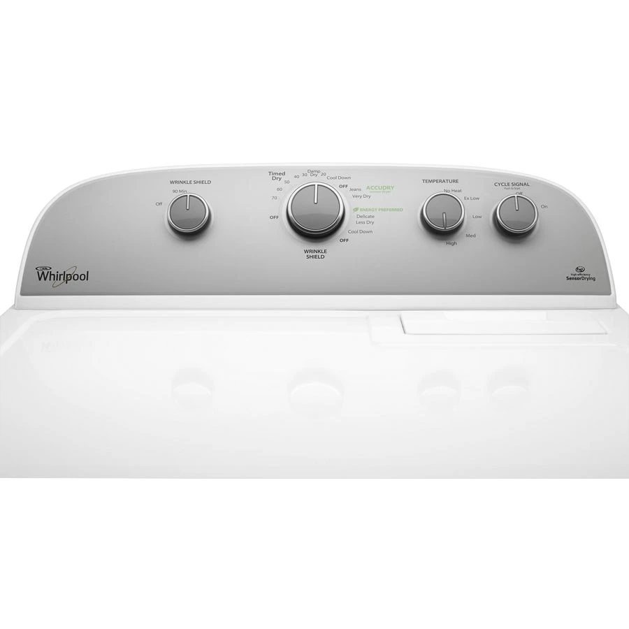 7.0 cu.ft Top Load Electric Dryer with Wrinkle Shield™ Plus WED5000DW, product image 2 of 6
