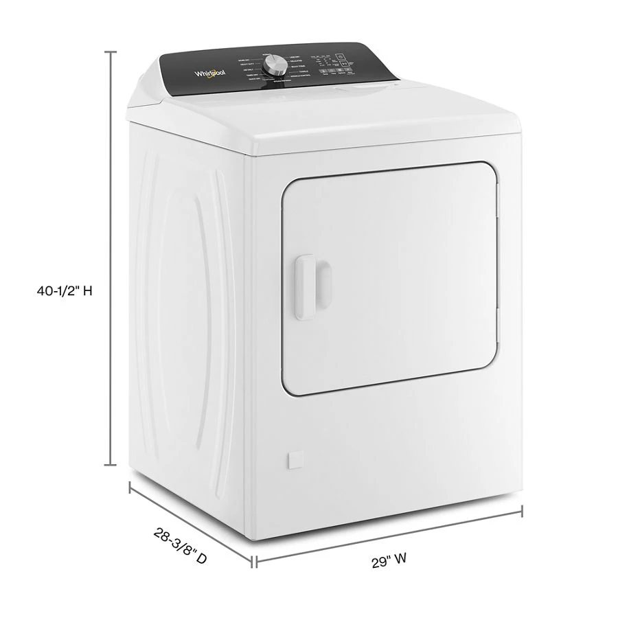 7.0 Cu. Ft. Top Load Electric Moisture Sensing Dryer with Steam view 12