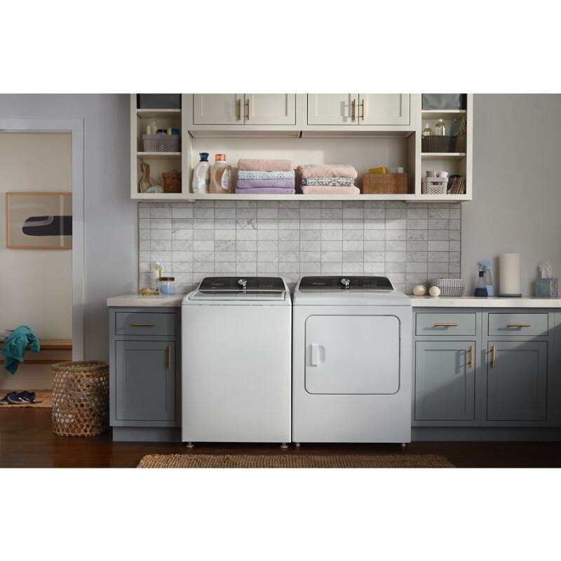 7.0 Cu. Ft. Top Load Electric Moisture Sensing Dryer with Steam WED5050LW