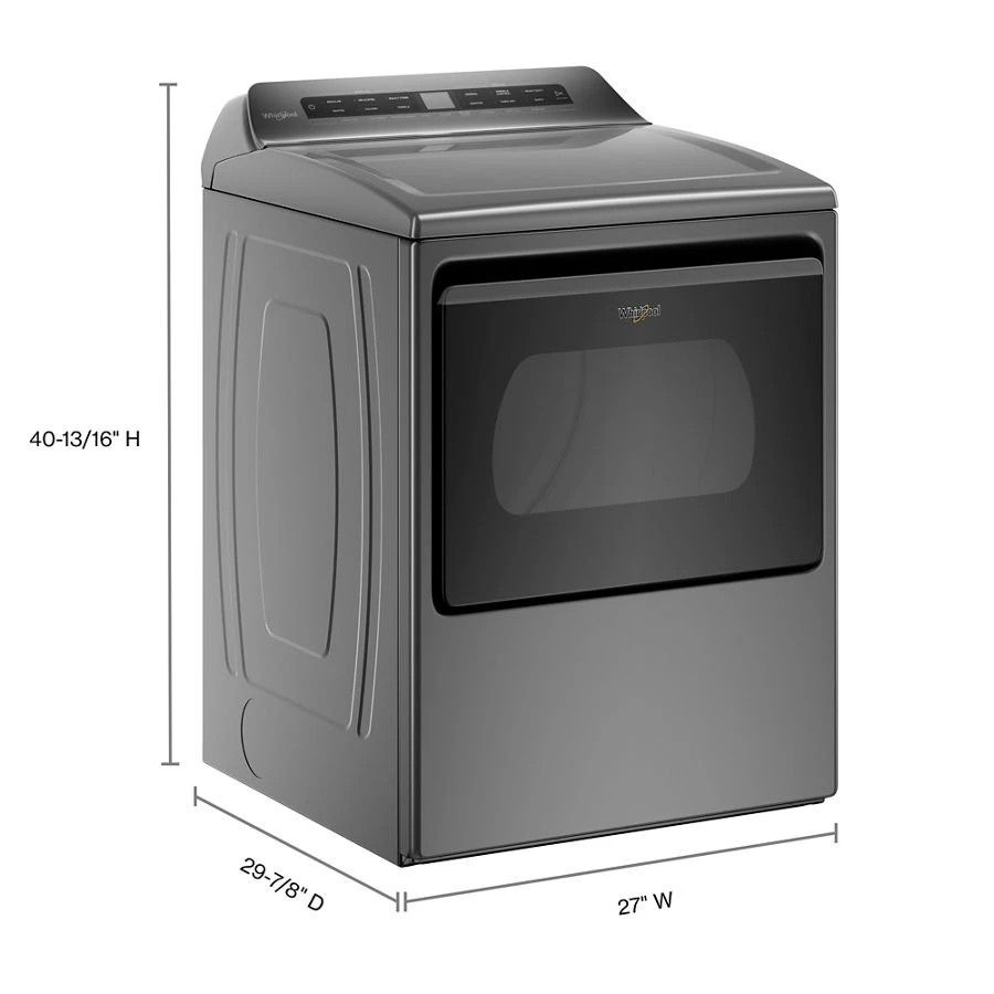 7.4 cu. ft. Top Load Electric Dryer with Intuitive Controls WED5100HC