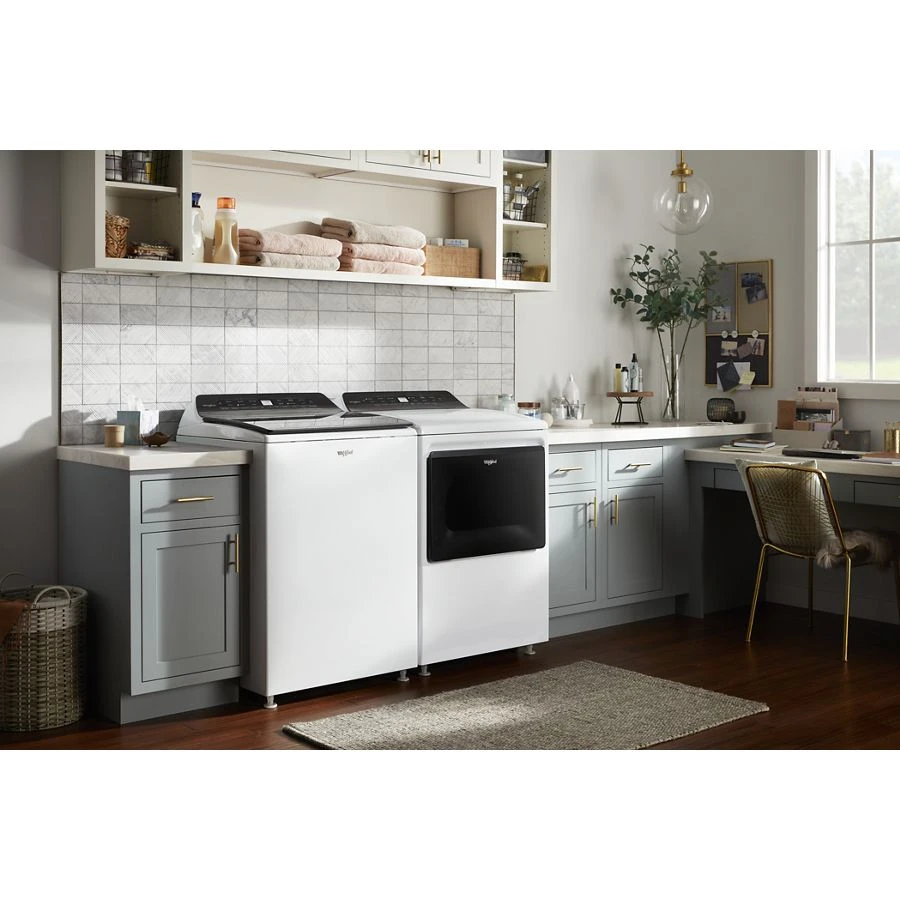 7.4 cu. ft. Top Load Electric Dryer with Intuitive Controls WED5100HW