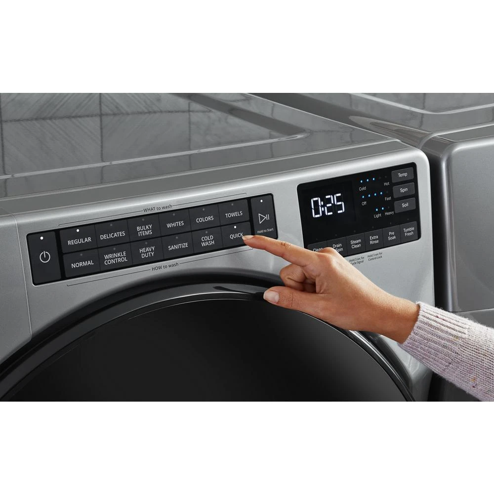 7.4 Cu. Ft. Electric Wrinkle Shield Dryer WED5605MC, product image 32 of 53