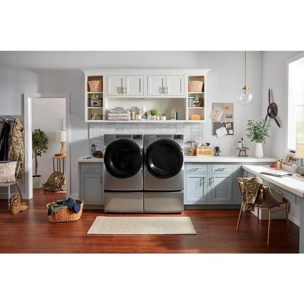 7.4 Cu. Ft. Electric Wrinkle Shield Dryer WED5605MC, product image 34 of 53