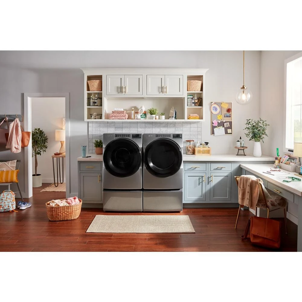 7.4 Cu. Ft. Electric Wrinkle Shield Dryer WED5605MC, product image 38 of 53