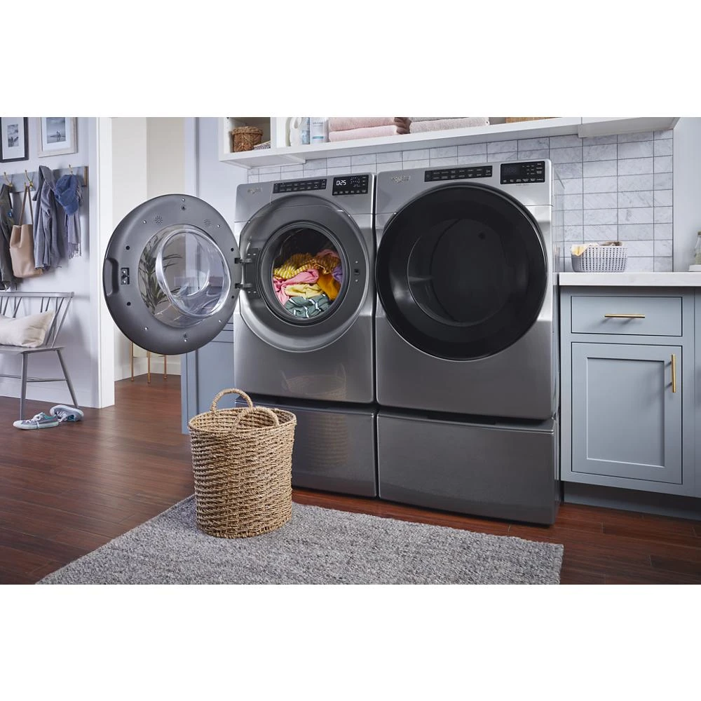 7.4 Cu. Ft. Electric Wrinkle Shield Dryer WED5605MC, product image 52 of 53