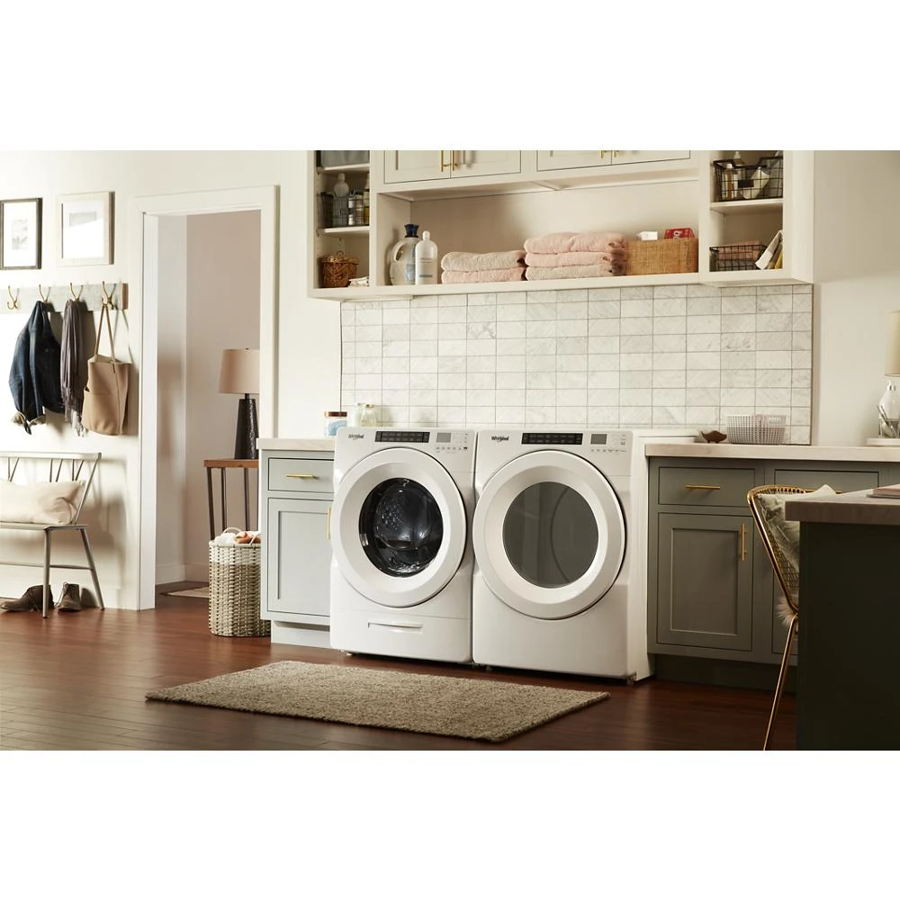 7.4 cu. ft. Front Load Electric Dryer with Intuitive Touch Controls WED5620HW