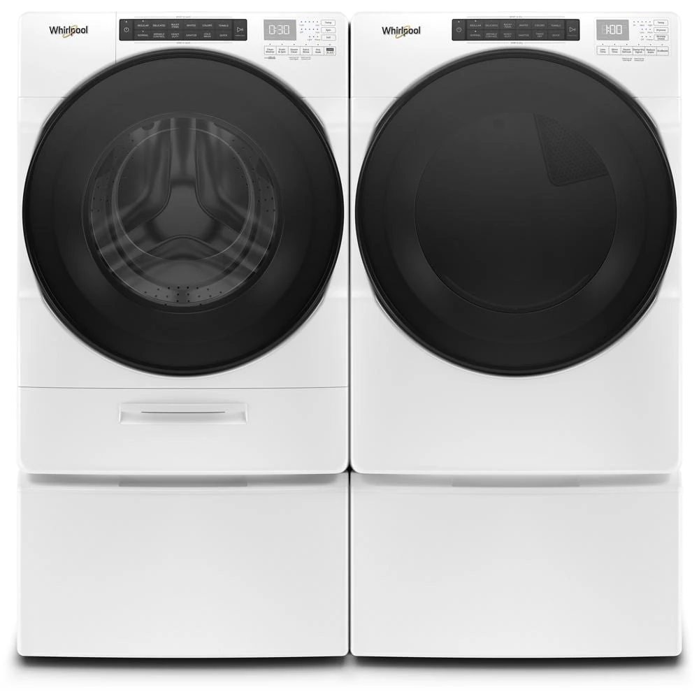 7.4 cu. ft. Front Load Electric Dryer with Intuitive Touch Controls WED5620HW