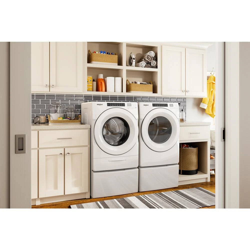 7.4 cu. ft. Front Load Electric Dryer with Intuitive Touch Controls WED5620HW