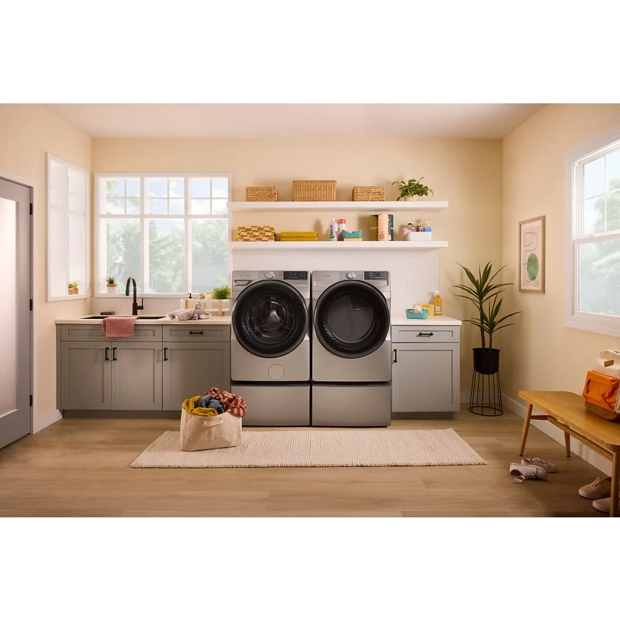 7.4 cu. ft. Smart Front Load ENERGY STAR® Electric Dryer with Wrinkle Shield™ Option view 6