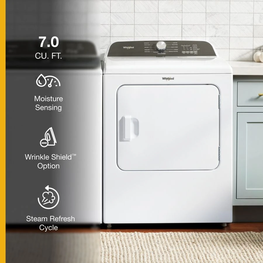 7.0 Cu. Ft. Top Load Electric Dryer with Moisture Sensor view 13