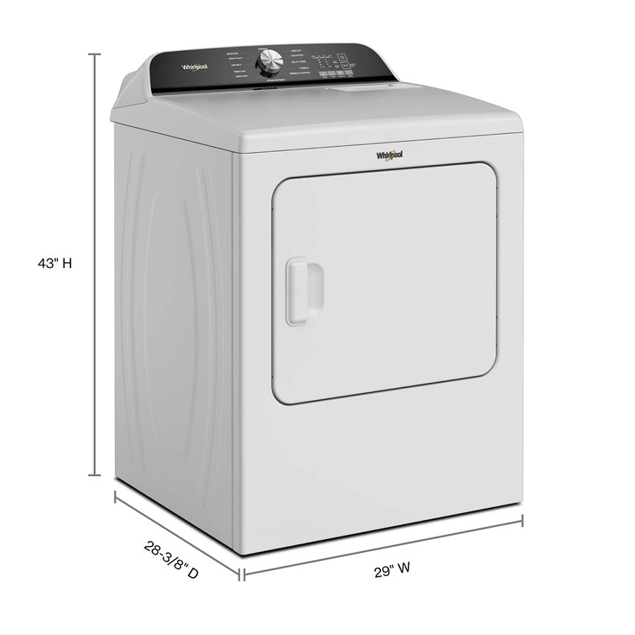 7.0 Cu. Ft. Top Load Electric Dryer with Moisture Sensor view 5