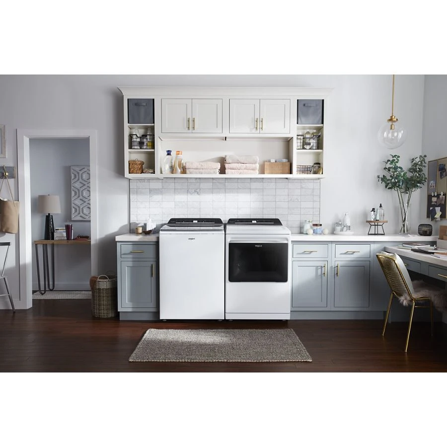 7.4 cu. ft. Smart Top Load Electric Dryer WED7120HW, product image 9 of 12