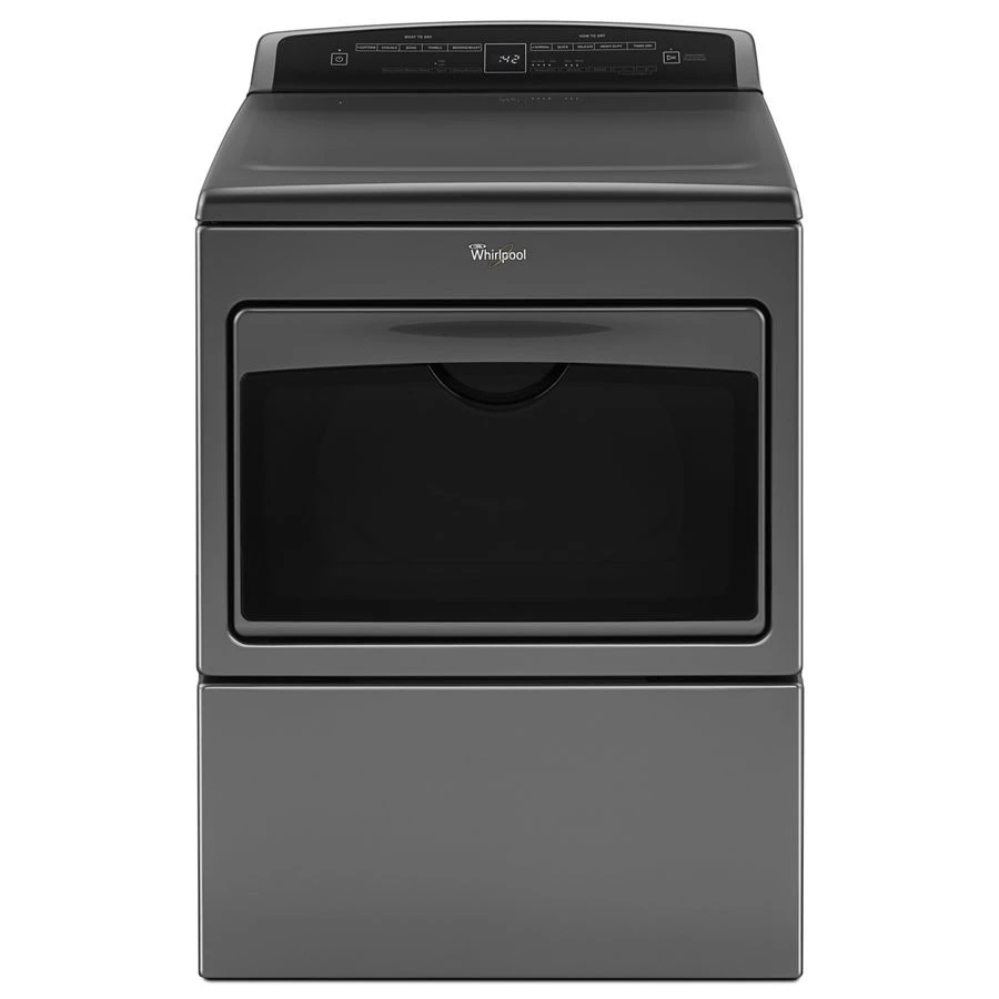 7.4 cu.ft Top Load HE Electric Dryer with AccuDry™ , Intuitive Touch Controls WED7500GC