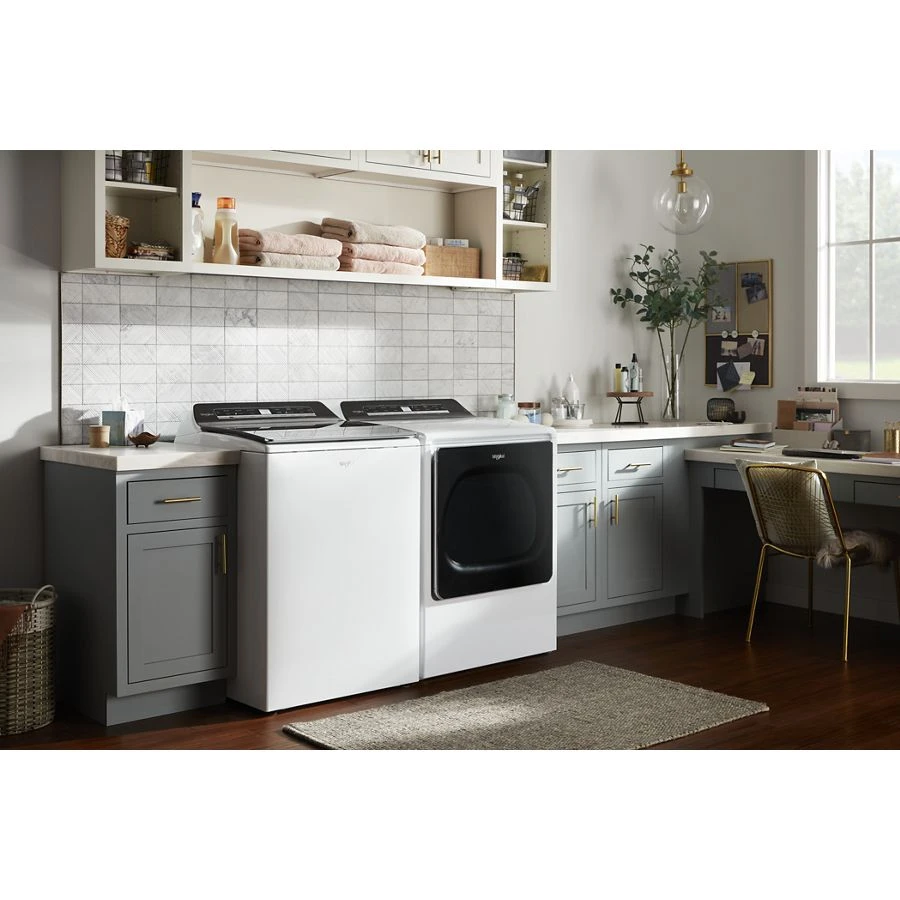 8.8 cu. ft. Smart Top Load Electric Dryer WED8120HW, product image 6 of 6