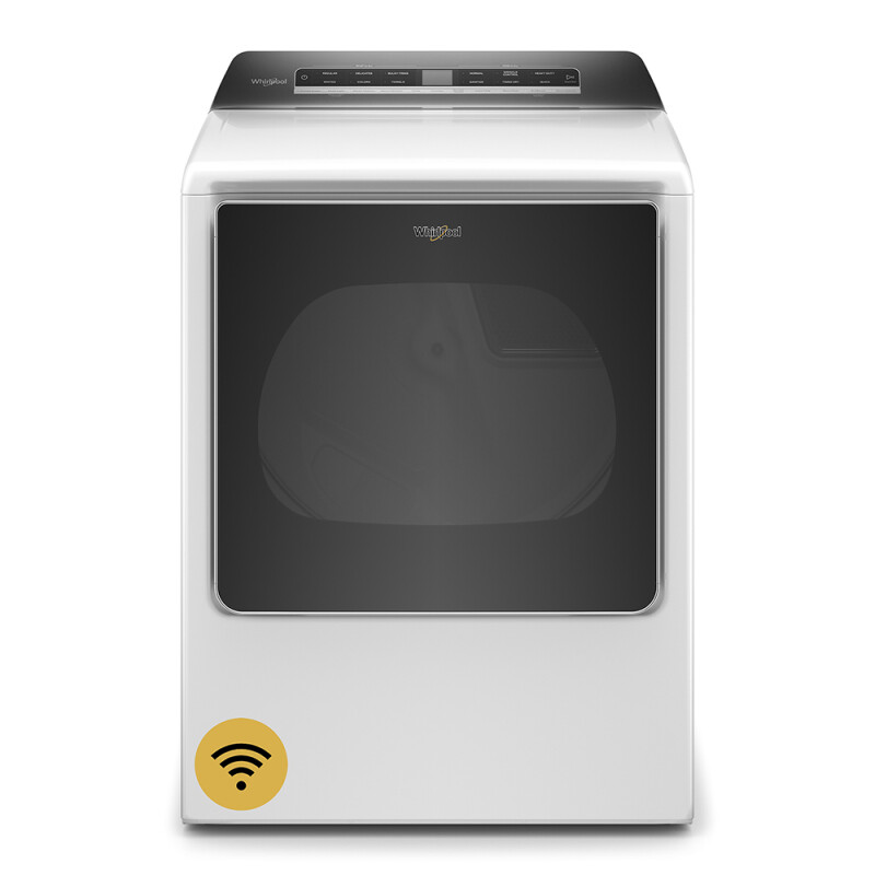 Whirlpool 8.8 cu. ft. Smart Capable Top Load Electric Dryer White WED8120HW Picture 1
