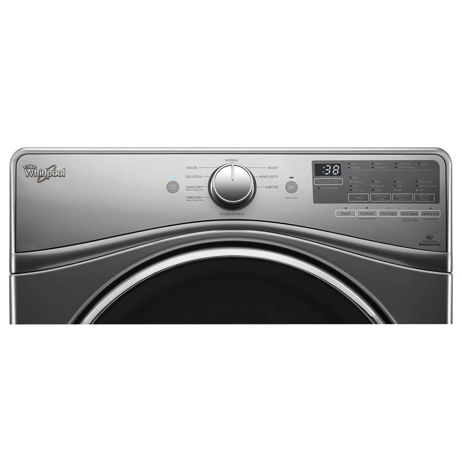 7.4 cu.ft Front Load Electric Dryer with Advanced Moisture Sensing, Steam Refresh WED90HEFC