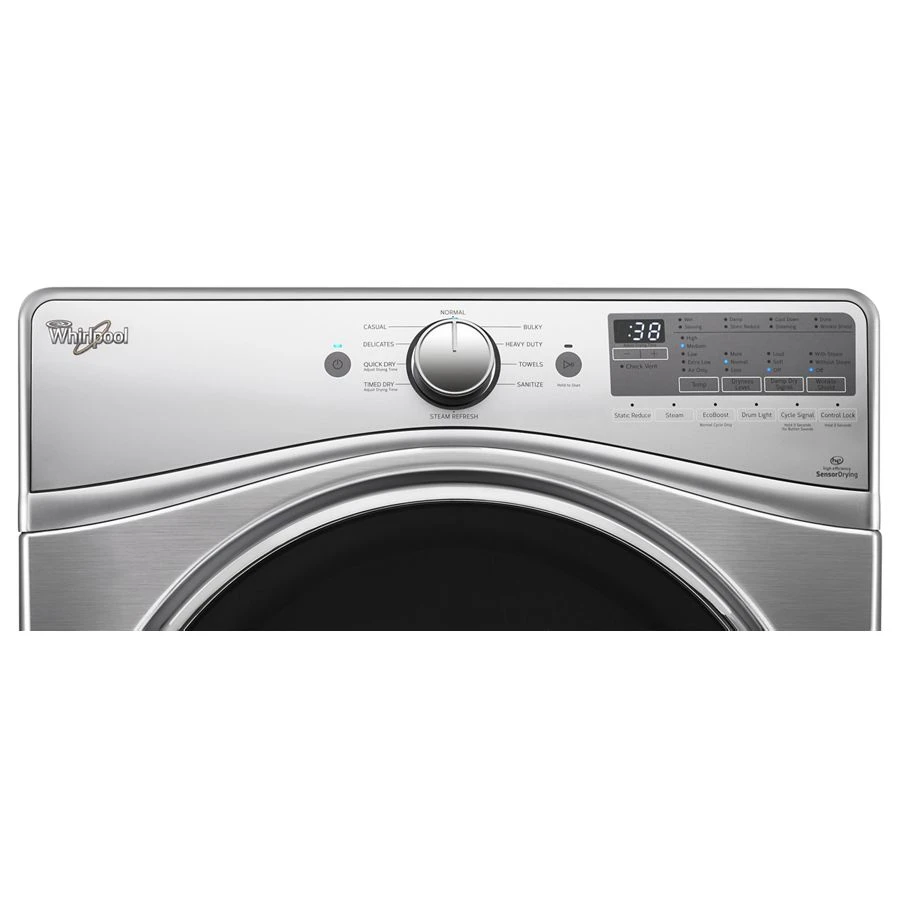 7.4 cu.ft Front Load Electric Dryer with Advanced Moisture Sensing, EcoBoost™ WED92HEFU, product image 3 of 5