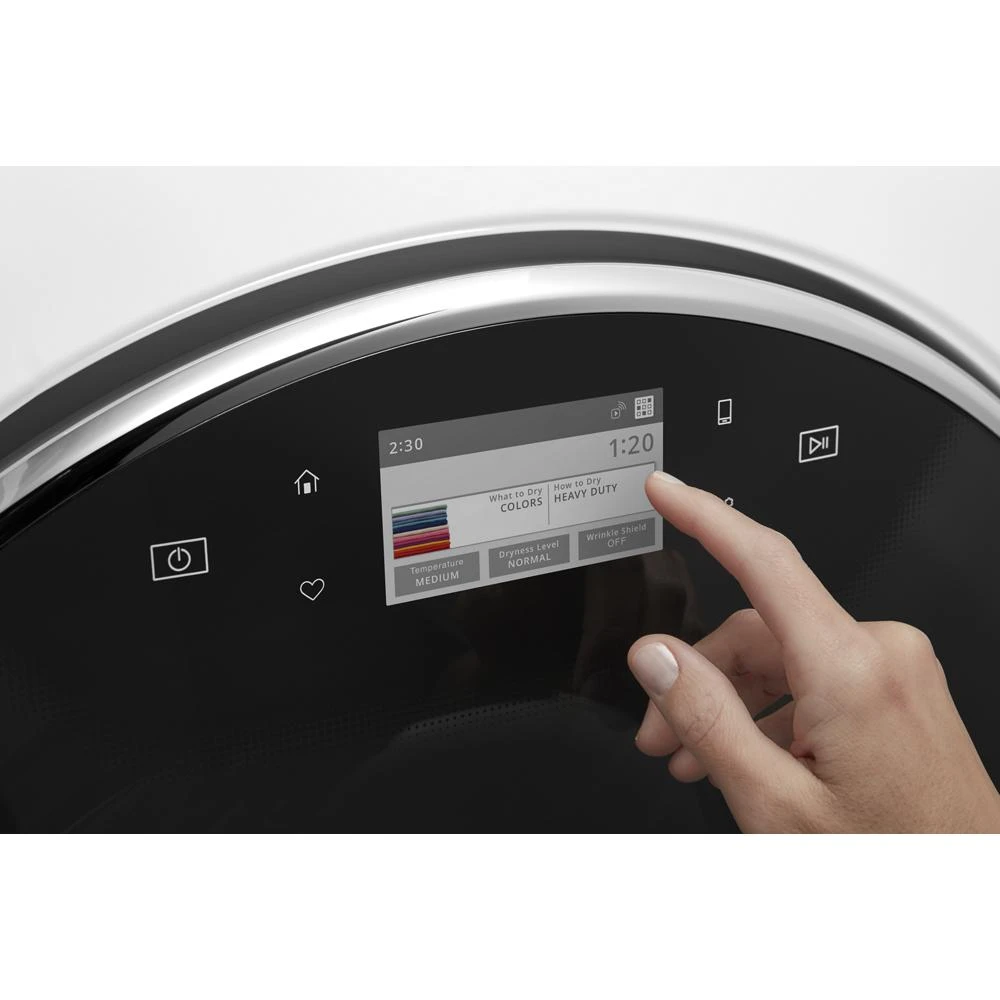 7.4 cu. ft. Smart Front Load Electric Dryer WED9620HW, product image 32 of 44