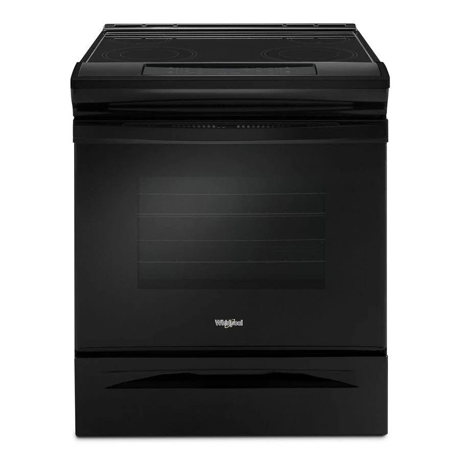 4.8 Cu. Ft. Guided Electric Front Control Range With The Easy-wipe Ceramic Glass Cooktop WEE510S0FB