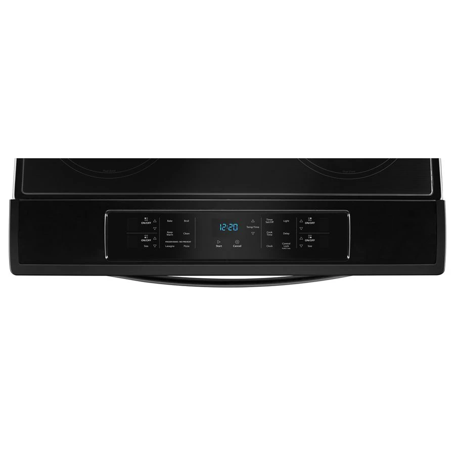 4.8 Cu. Ft. Guided Electric Front Control Range With The Easy-wipe Ceramic Glass Cooktop WEE510S0FB, product image 5 of 9