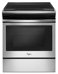 4.8 cu. ft. Guided Electric Front Control Range With The Easy-Wipe Ceramic Glass Cooktop WEE510S0FS