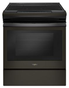 4.8 cu. ft. Guided Electric Front Control Range With The Easy-Wipe Ceramic Glass Cooktop WEE510S0FV, product image 6 of 9