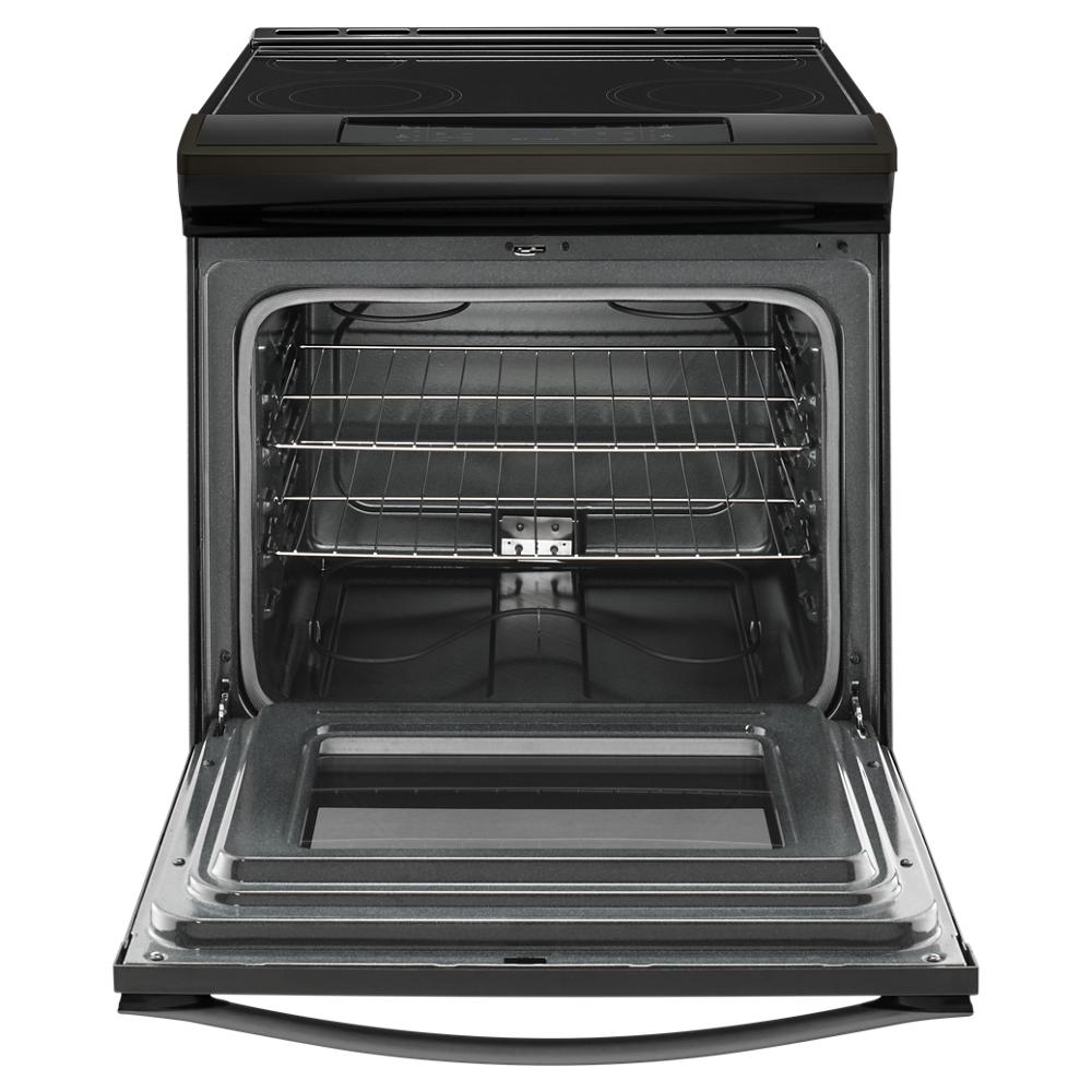4.8 cu. ft. Guided Electric Front Control Range With The Easy-Wipe Ceramic Glass Cooktop WEE510S0FV, product image 5 of 9