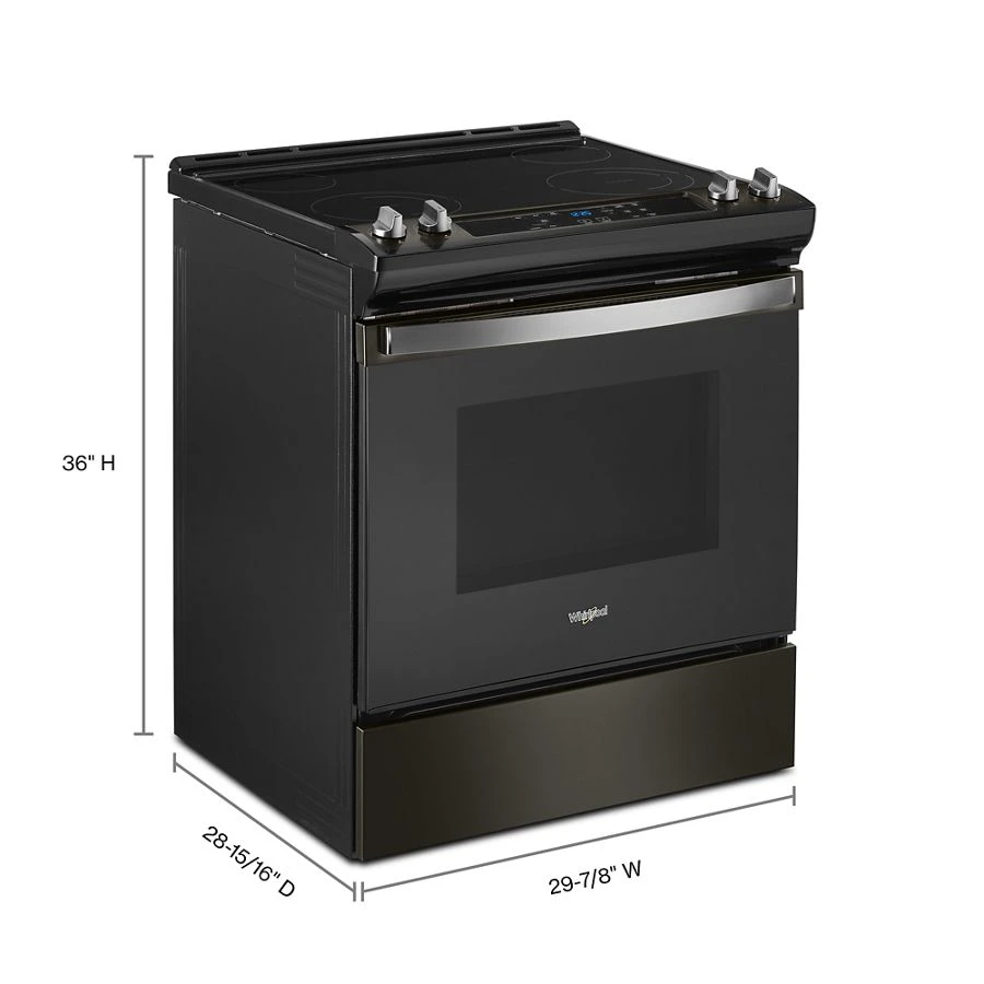 4.8 Cu. Ft. Whirlpool® Electric Range with Frozen Bake™ Technology WEE515S0LV, product image 11 of 12