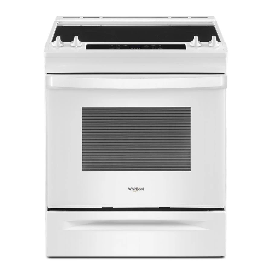 Whirlpool® 34" Tall Range with Self Clean Oven Cycle WEE515SALW