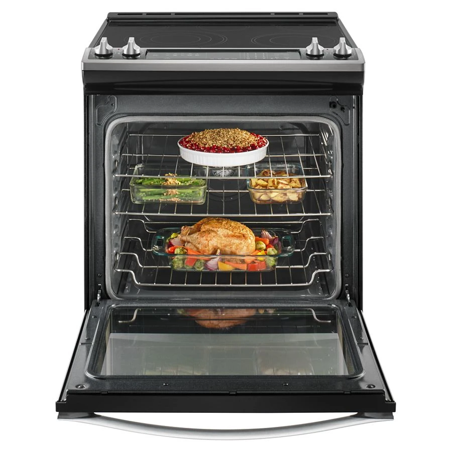 6.4 Cu. Ft. Slide-In Electric Range with True Convection WEE745H0FS, product image 3 of 8