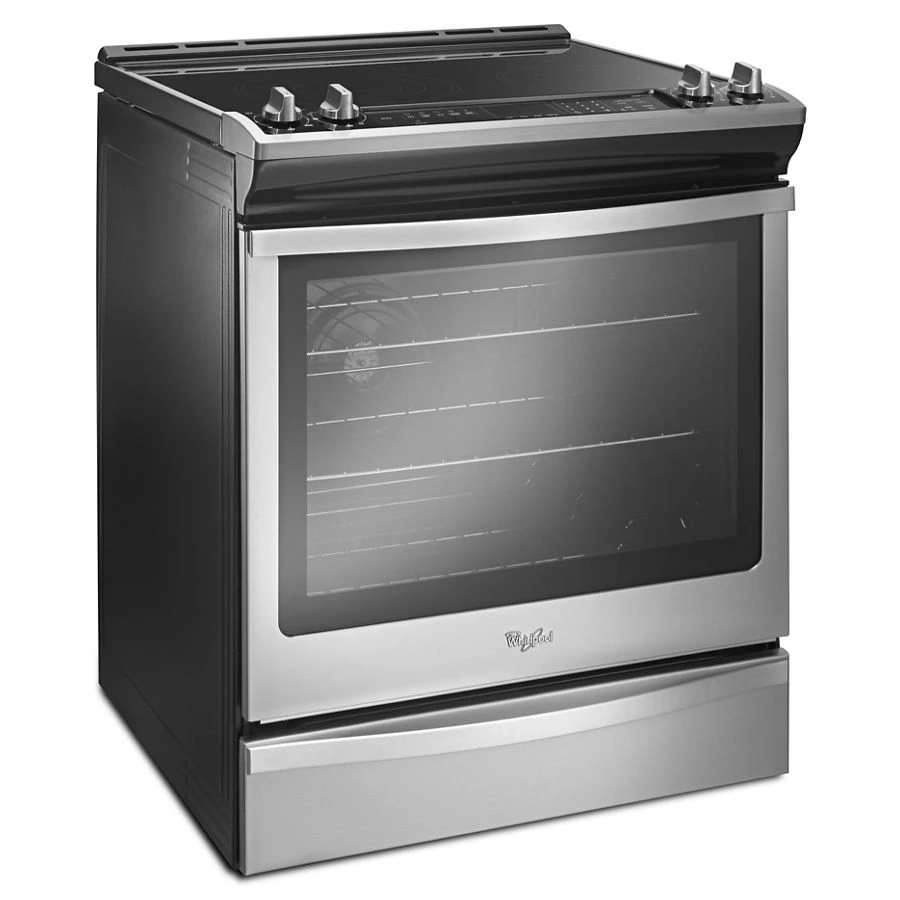 6.4 Cu. Ft. Slide-In Electric Range with True Convection WEE745H0FS, product image 7 of 8