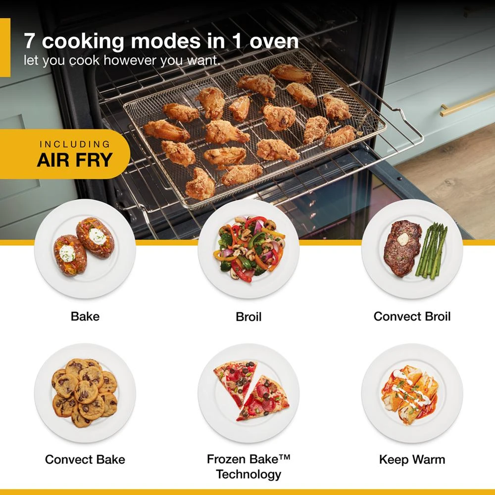 6.4 Cu. Ft. Electric 7-in-1 Air Fry Oven WEE745H0LZ, product image 14 of 41