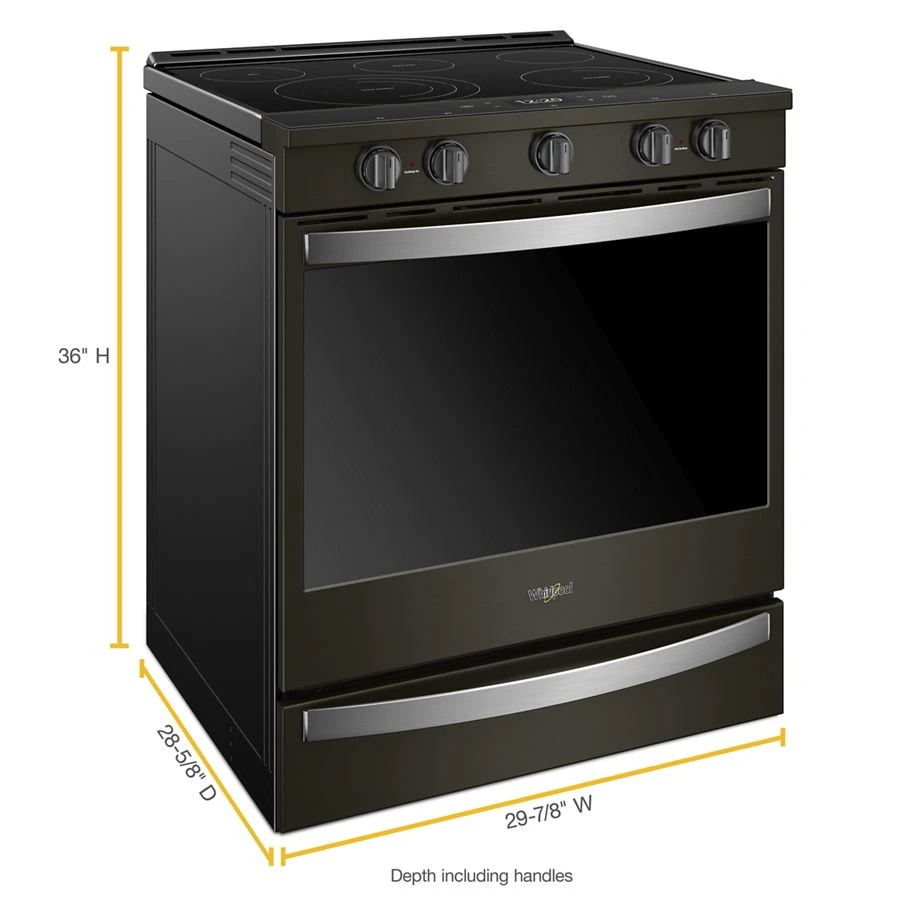 6.4 Cu. Ft. Smart Slide-in Electric Range With Air Fry, When Connected view 10