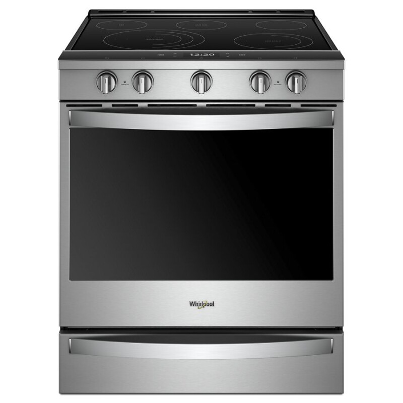 Whirlpool 6.4 cu. ft. Smart Slide-in Electric Range with Air Fry, when Connected Fingerprint Resistant Stainless Steel WEE750H0HZ Picture 1