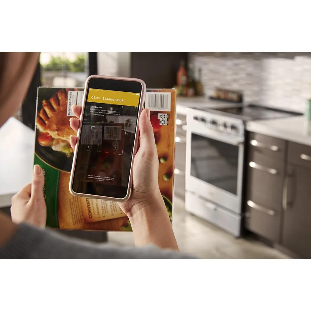 6.4 cu. ft. Smart Slide-in Electric Range with Scan-to-Cook Technology WEEA25H0HZ, product image 10 of 21