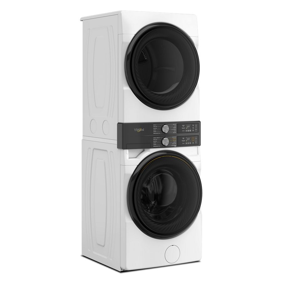 Smart ENERGY STAR® Front Load Laundry Tower with UV Clean Technology & FreshFlowTM Vent System 4.5 cu. ft. Washer & 7.4 cu. ft. Electric Dryer WEF5727TW