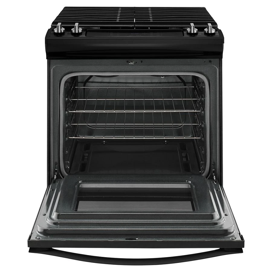 5.0 Cu. Ft. Front Control Gas Range With Cast-iron Grates WEG515S0FB, product image 4 of 8