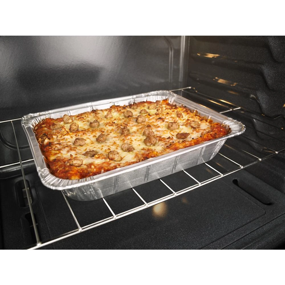 5.0 cu. ft. Front Control Gas Range with Cast-Iron Grates WEG515S0FS, product image 3 of 6