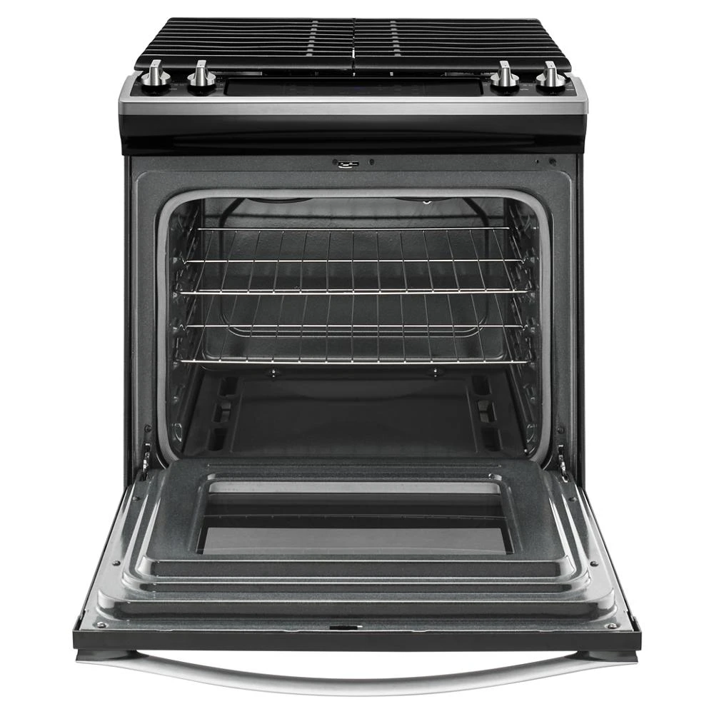 5.0 cu. ft. Front Control Gas Range with Cast-Iron Grates WEG515S0FS, product image 6 of 6