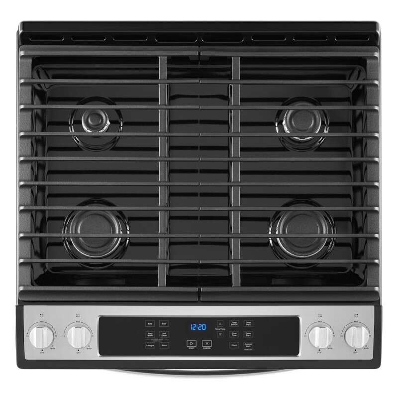 5.0 Cu. Ft.  Gas Range with Frozen Bake Technology WEG515S0LS