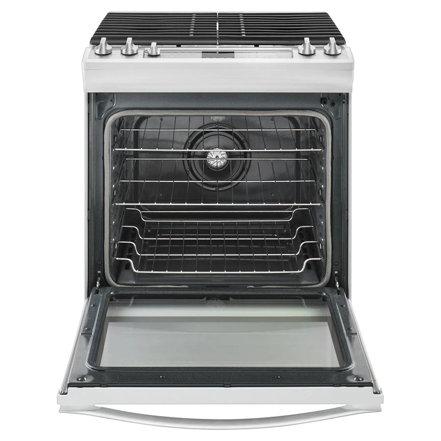 5.8 Cu. Ft. Slide-In Gas Range with EZ-2-Lift™ Hinged Grates WEG745H0FH, product image 2 of 6