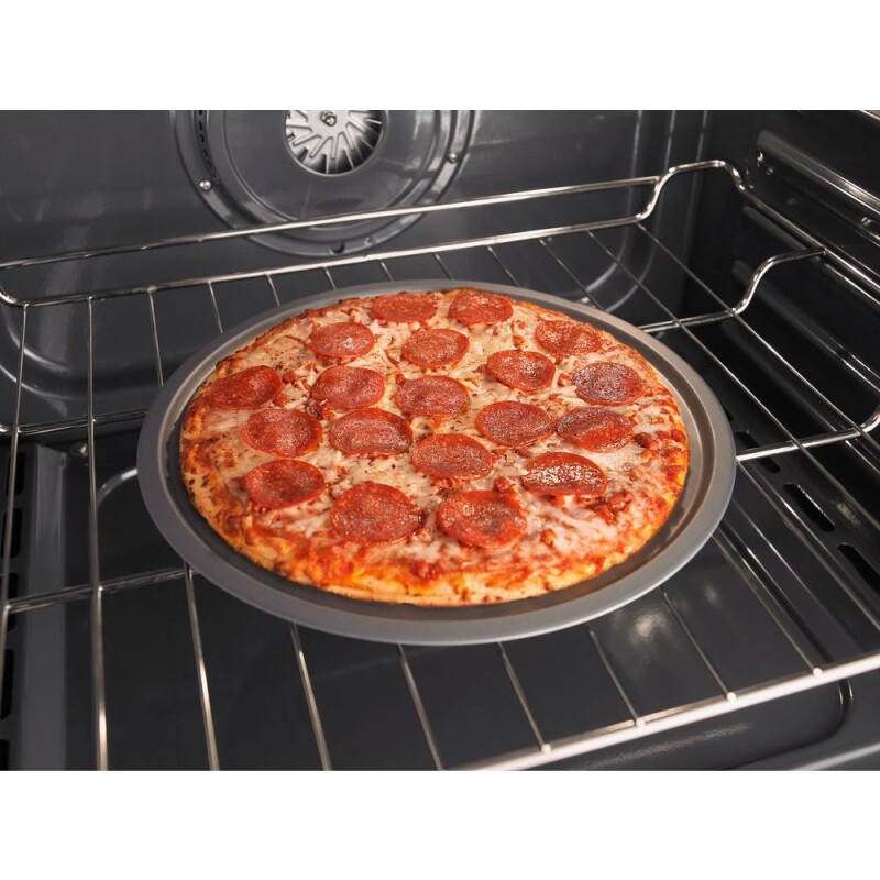 Whirlpool 5.8 Cu. Ft. Slide-In Gas Range with EZ-2-Lift Hinged Grates Black-on-Stainless WEG745H0FS Picture