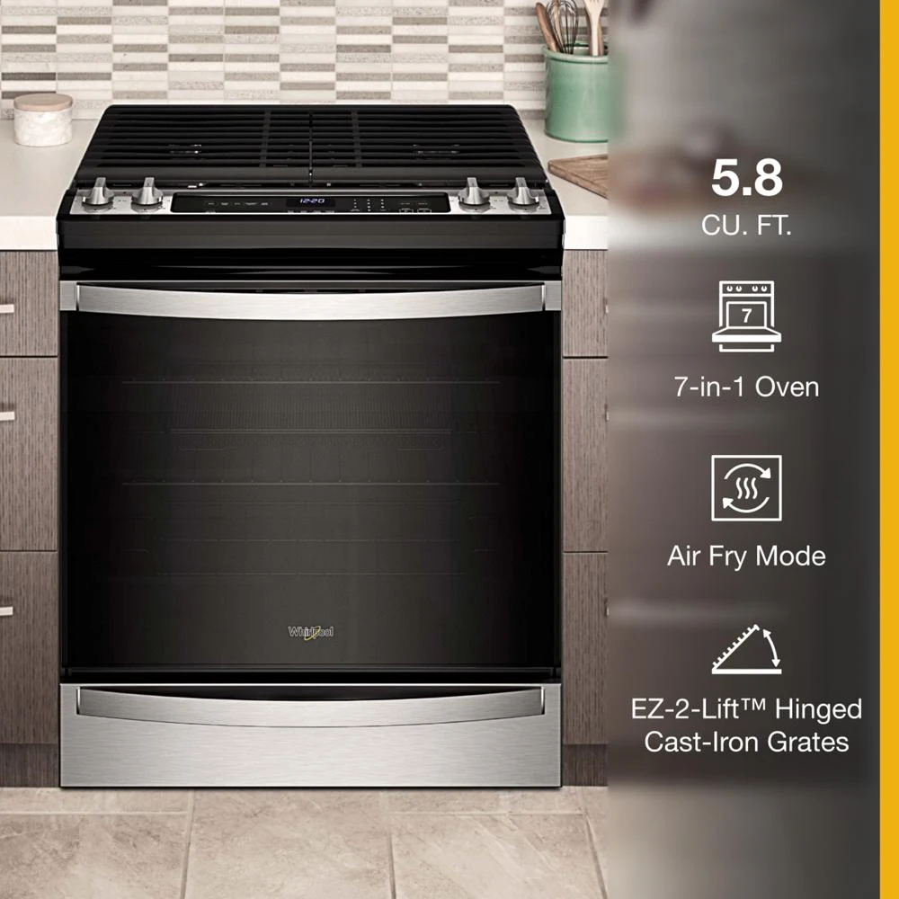 5.8 Cu. Ft. Gas 7-in-1 Air Fry Oven WEG745H0LZ, product image 31 of 33