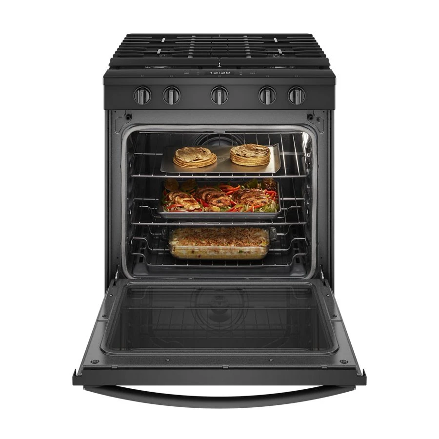5.8 cu. ft. Smart Slide-in Gas Range with Air Fry, when Connected WEG750H0HB, product image 4 of 8
