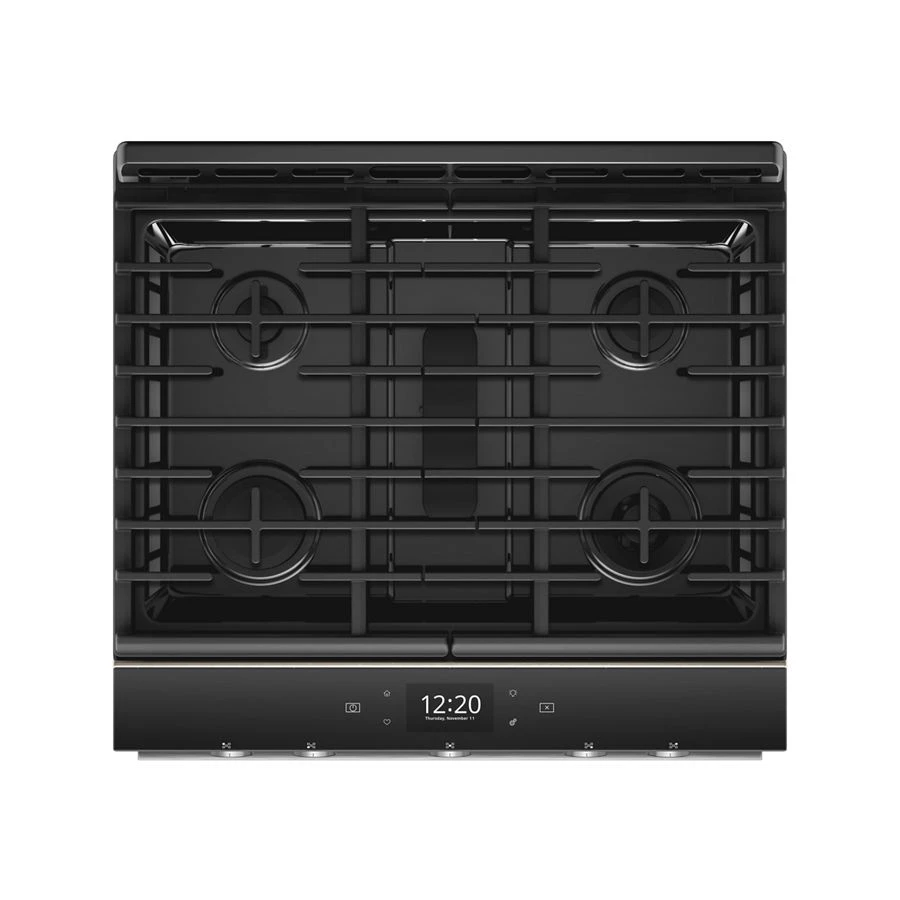 5.8 cu. ft. Smart Slide-in Gas Range with EZ-2-Lift™ Hinged Cast-Iron Grates WEGA25H0HN, product image 3 of 5