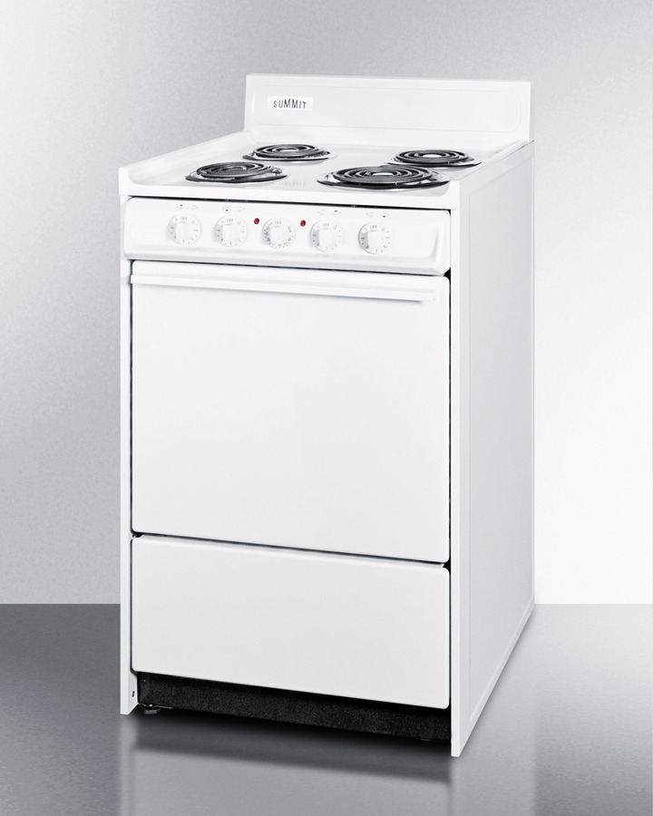 20" Wide Electric Coil Top Range WEM110