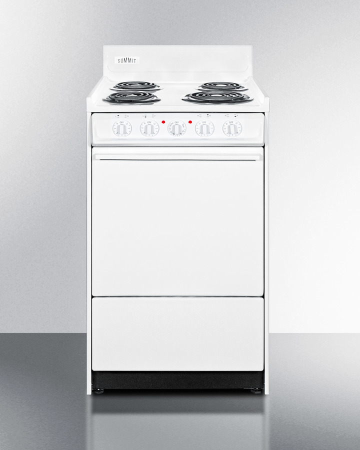20" Wide Electric Coil Top Range WEM110