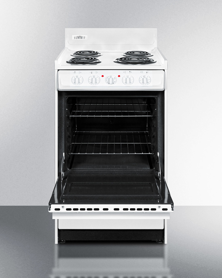 20" Wide Electric Coil Top Range WEM110