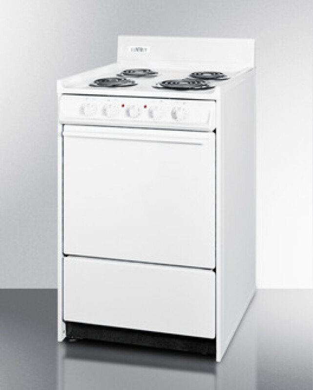 20" Wide Electric Coil Top Range WEM110